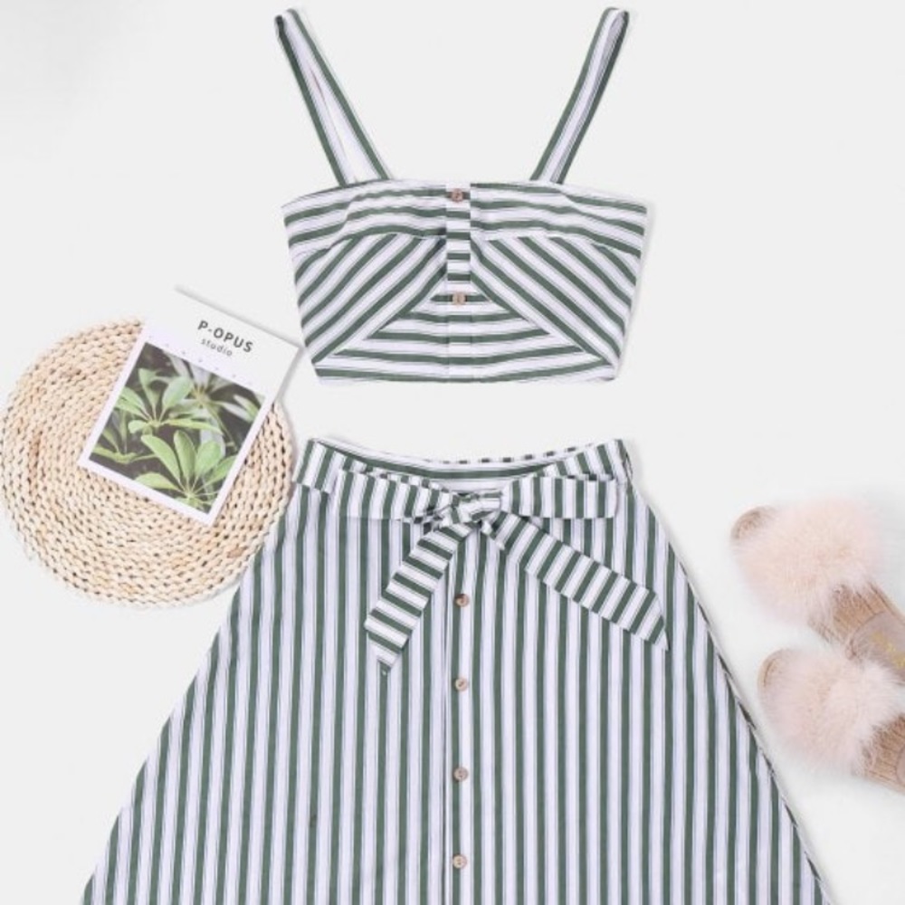 Top and skirt set